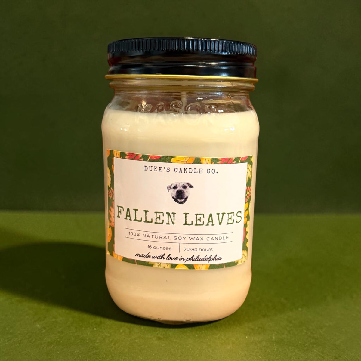 16 Ounce Fallen Leaves Candle