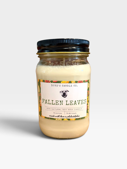 16 Ounce Fallen Leaves Candle