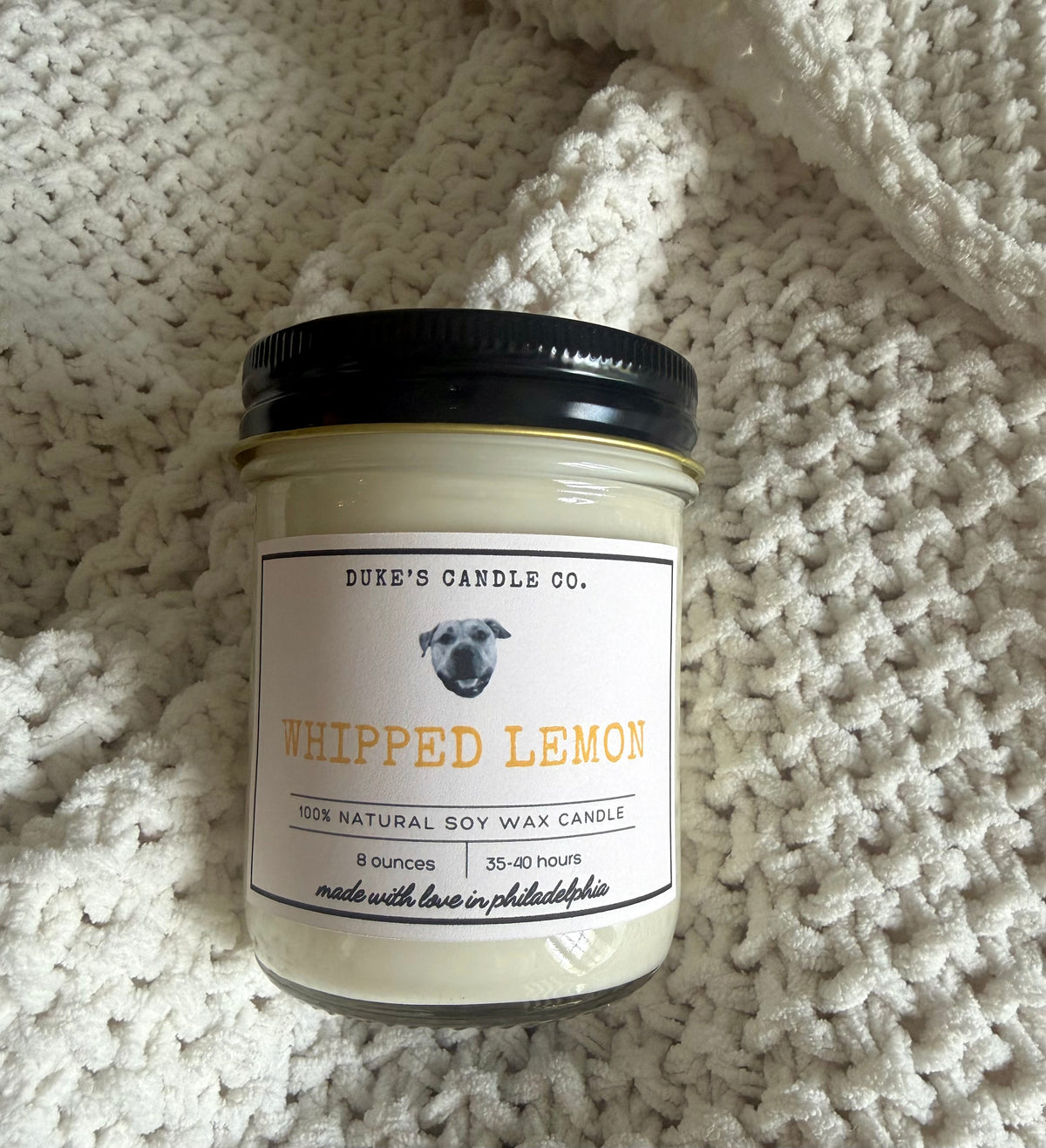 Whipped Lemon 8 Ounce Candle